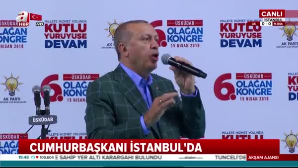 Cumhurbaşkanı Erdoğan'dan Üsküdar'da önemli açıklamalar