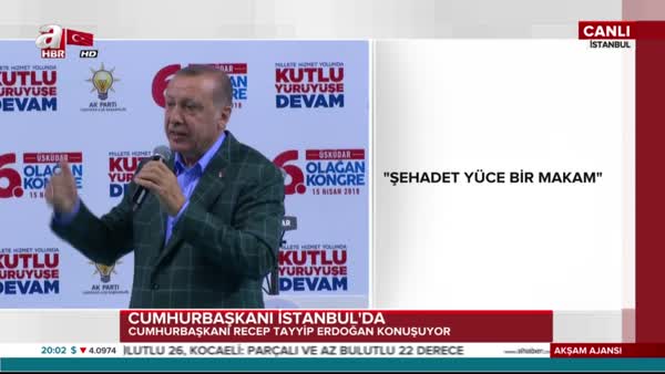 Erdoğan Üsküdar'da... 
