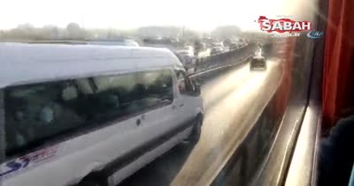 Uyanık sürücüler trafiği böyle birbirine kattı