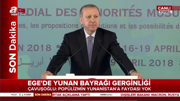 Cumhurbaşkanı Erdoğan, Dünya Müslümanlar Zirvesi'nde açıklamalarda bulundu