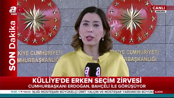 Erdoğan ve Bahçeli arasındaki erken seçim görüşmesi sona erdi!