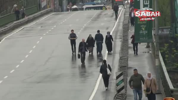 İstanbullular dikkat! Kadıköy Tıbbiye Caddesi'ndeki köprü trafiğe kapatıldı