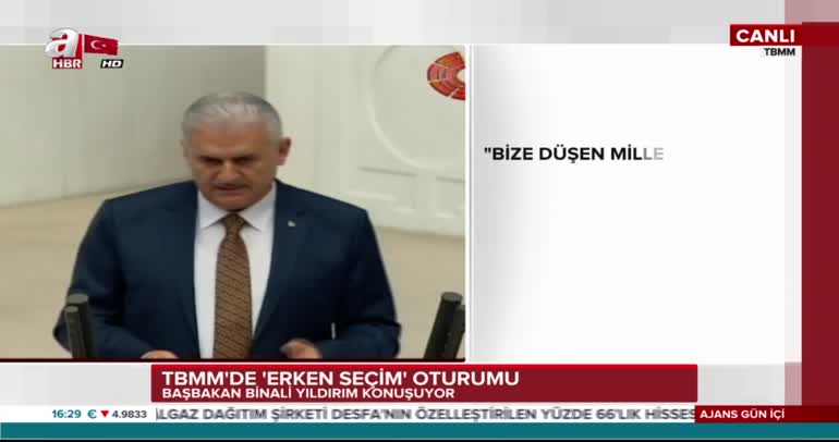 Başbakan Yıldırım: Kemal Bey elini çabuk tutsun, sıra kalmayacak