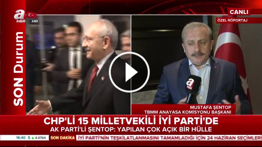Mustafa Şentop YSK'nın İYİ Parti kararını değerlendirdi