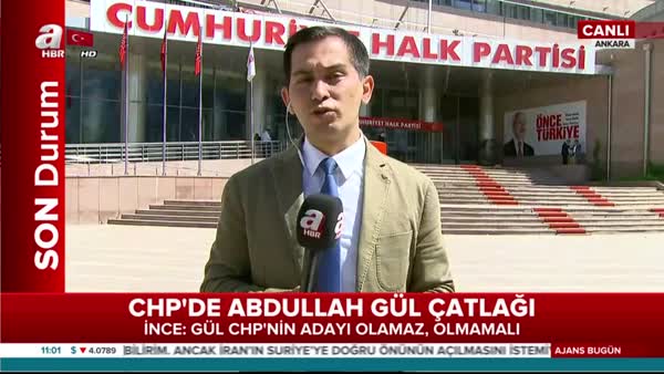 CHP'de Abdullah Gül çatlağı