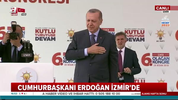 Cumhurbaşkanı Erdoğan miting startını İzmir'den verdi