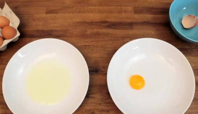 Yumurtanın sarısını beyazdan ayırmak için ilginç yöntem