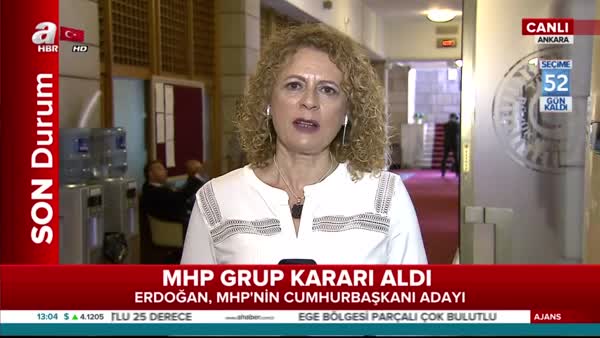Cumhurbaşkanı Erdoğan, MHP'nin cumhurbaşkanı adayı