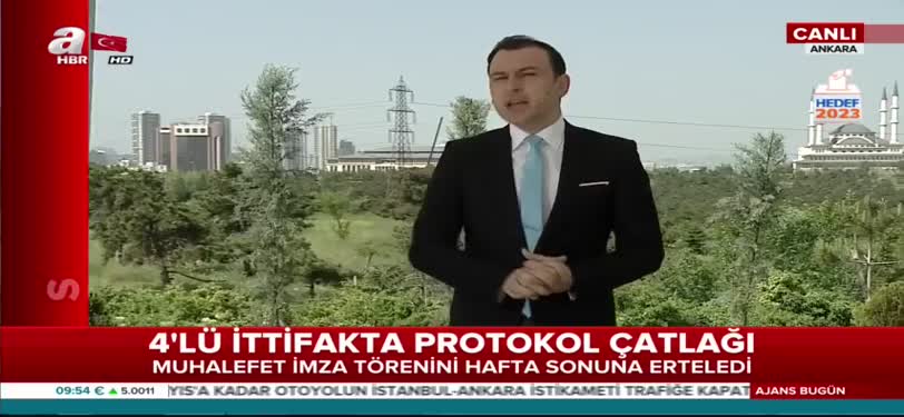 Muhalefetin ittifak açıklaması hafta sonuna ertelendi