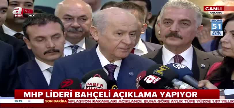 MHP Genel Başkanı Bahçeli açıklamalarda bulundu