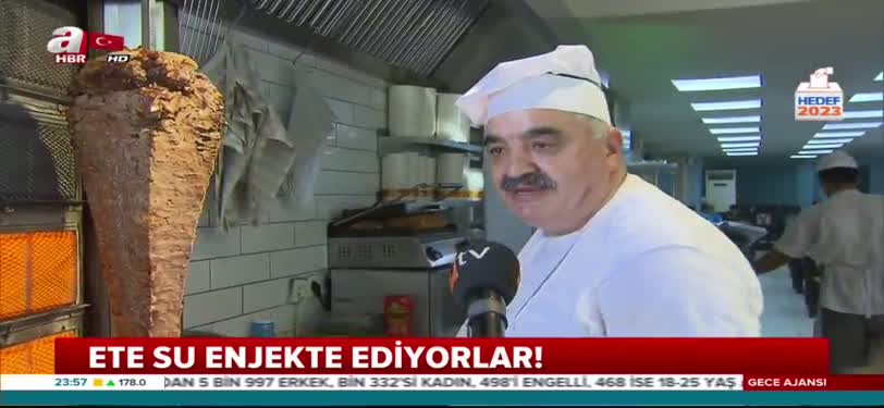 Kırmızı et'e su enjekte ediyorlar!