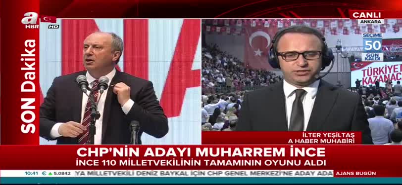 CHP'nin adayı Muharrem İnce oldu