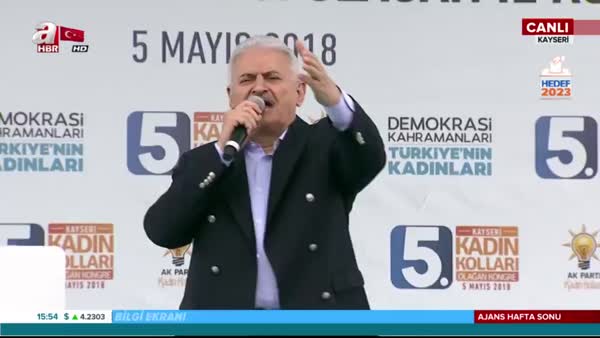 Başbakan Binali Yıldırım Kayseri'de açıklamalarda bulundu
