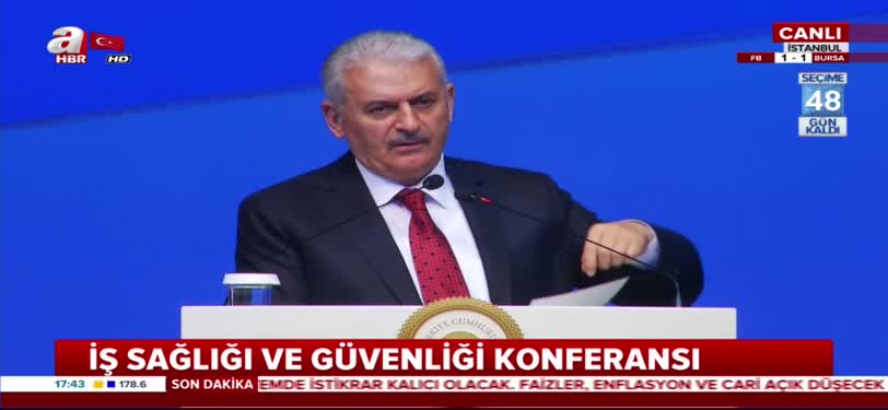 Son dakika! Başbakan Binali Yıldırım: Amacımız sıfır ölümlü iş kazası