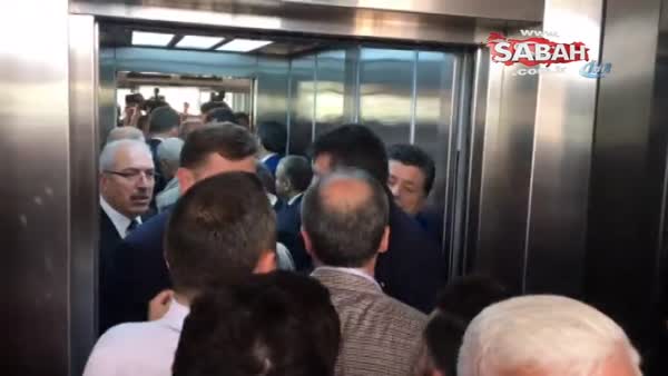 Muharrem İnce'nin CHP Genel Merkezinde asansör krizi!