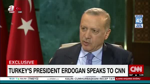Son dakika haberi: Cumhurbaşkanı Erdoğan CNN International'a konuştu