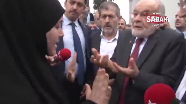 Saadet Partisi Genel Başkanı Temel Karamollaoğlu'dan 15 Temmuz Şehidinin Eşine çirkin hareket