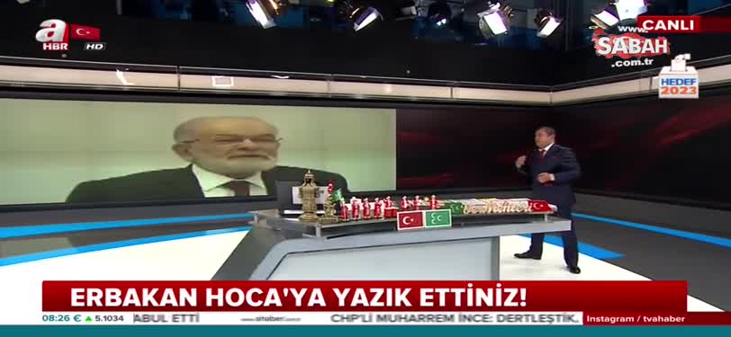 Temel Karamollaoğlu'nun Selahattin Demirtaş ile ilgili sözlerine canlı yayında sert tepki