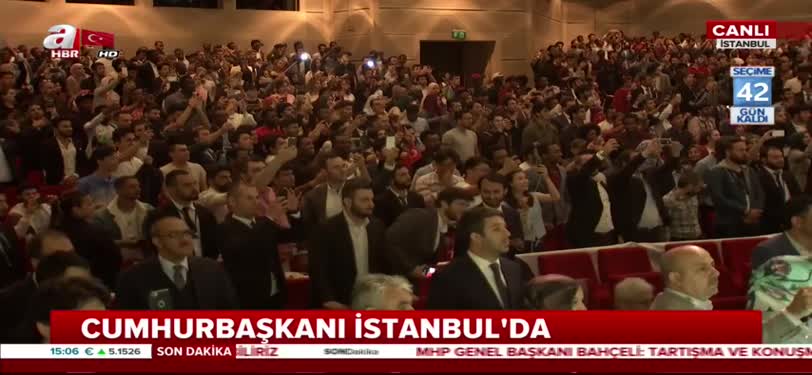 Cumhurbaşkanı Erdoğan, UDEF 11. Uluslararası Öğrenci Buluşmalarının Final Programı'nda konuştu