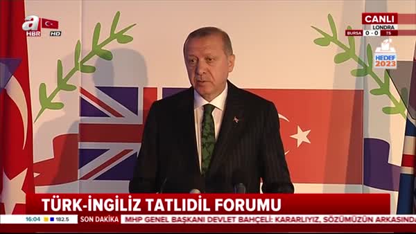Cumhurbaşkanı Erdoğan: İngiltere'nin yardımını unutmayacağım