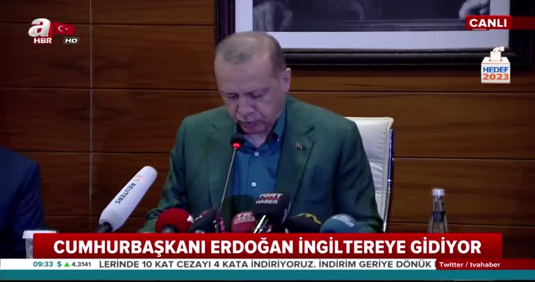 Cumhurbaşkanı Erdoğan İngiltere’ye gidiyor
