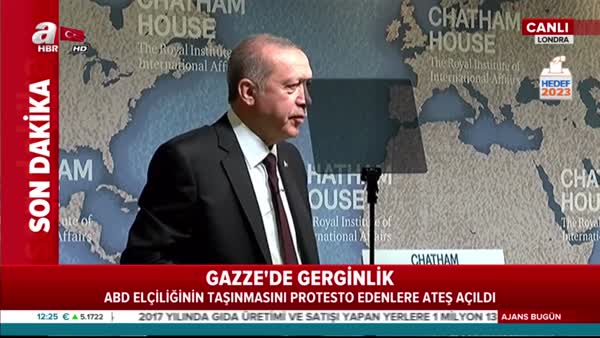 Cumhurbaşkanı Erdoğan Londra'da önemli açıklamalarda bulundu