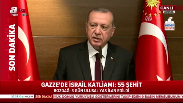 Cumhurbaşkanı Erdoğan: İsrail'in yaptığı bir soykırımdır