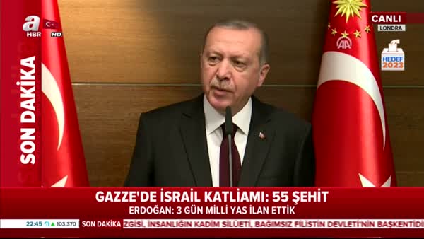 Cumhurbaşkanı Erdoğan'dan Londra'da önemli açıklamalar