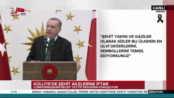 Cumhurbaşkanı Erdoğan: Bedeli ne olursa olsun Hakkın ve mazlumun yanında yer alacağız