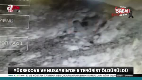 PKK'ya ağır darbe! Yüksekova ve Nusaybin'de 6 terörist öldürüldü