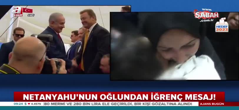 Netanyahu'nun oğlundan iğrenç mesaj!