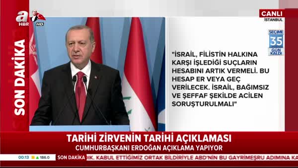 Cumhurbaşkanı Erdoğan: Bu karar dünya güvenliğine açık bir tehdittir