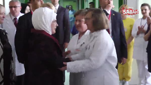 Emine Erdoğan Saraybosna'da Klinik Merkezi'nin açılışını yaptı