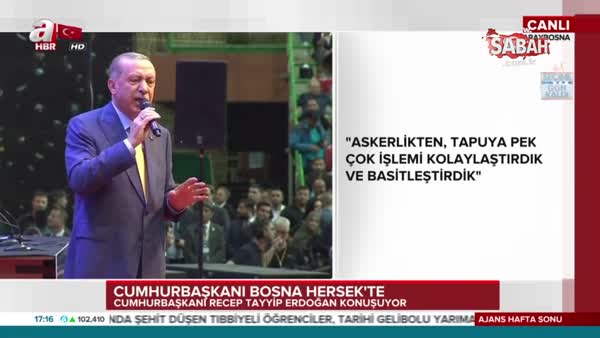 Cumhurbaşkanı Erdoğan'dan Avrupa'da yaşayan Türklere müjde üstüne müjde