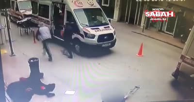 Ümraniye Eğitim ve Araştırma Hastanesi’nde saldırı anı kamerada