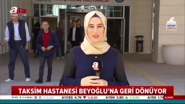 Tarihi Taksim Hastanesi Beyoğlu'na geri dönüyor
