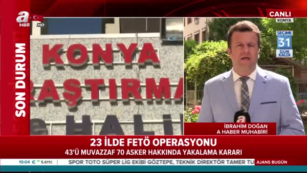 23 ilde FETÖ operasyonu: 70 asker hakkında gözaltı kararı