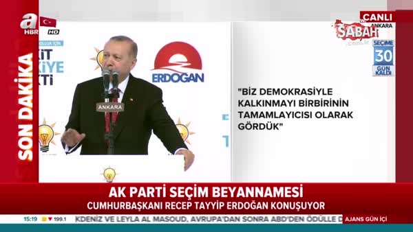 Cumhurbaşkanı Erdoğan'dan cemevlerine resmi statü müjdesi