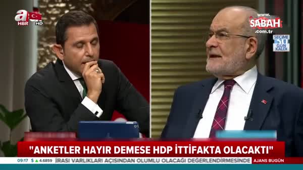 FOX TV canlı yayınında Temel Karamollaoğlu'ndan HDP itirafı!
