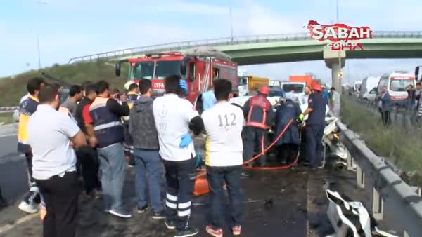 İstanbul Arnavutköy'de trafik kazası: 3 ölü