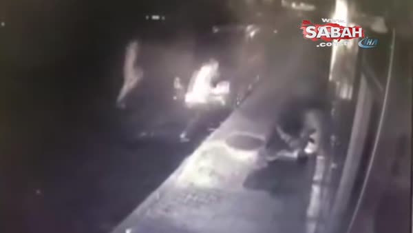 İstanbul Arnavutköy'de gaspçı dehşeti kamerada