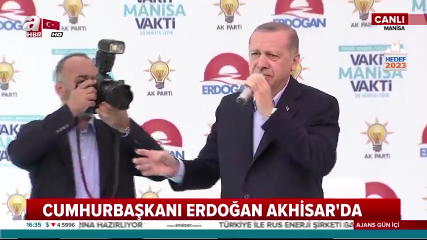 Erdoğan, partisinin Akhisar mitinginde önemli açıklamalar ile ilgili görsel sonucu