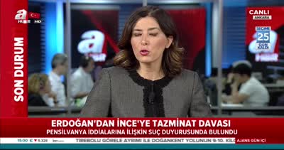 Erdoğan’dan İnce’ye tazminat davası