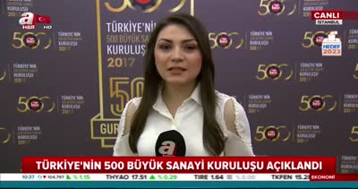 ’Türkiye’nin 500 Büyük Sanayi Kuruluşu’ açıklandı