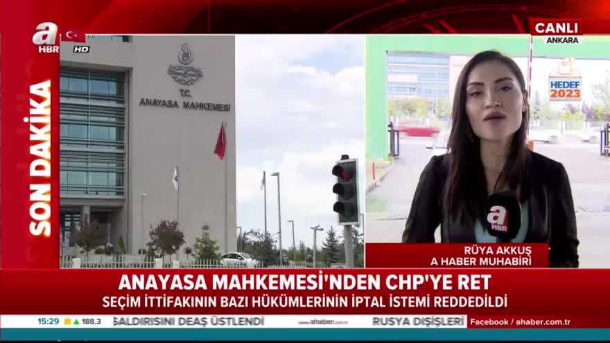 AYM'den CHP'ye ret!