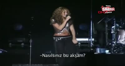 Shakira hayranlarına Türkçe seslendi!