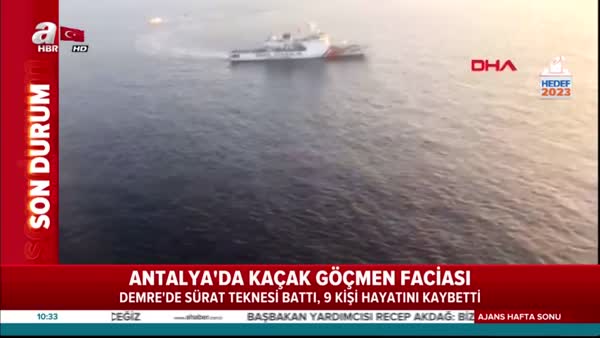 Antalya'da kaçak göçmen faciası!