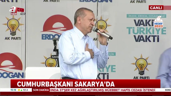 Cumhurbaşkanı Erdoğan, Sakarya mitinginde önemli açıklamalarda bulundu