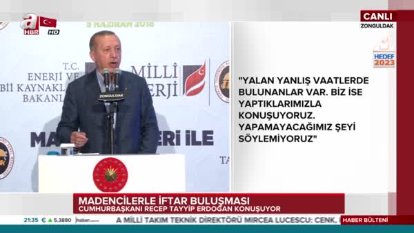 Cumhurbaşkanı Zonguldak'ta, milli enerji için yapılacakları arka arakaya sıraladı