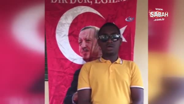 Gineli gençlerden Cumhurbaşkanı Erdoğan’a destek mesajı
